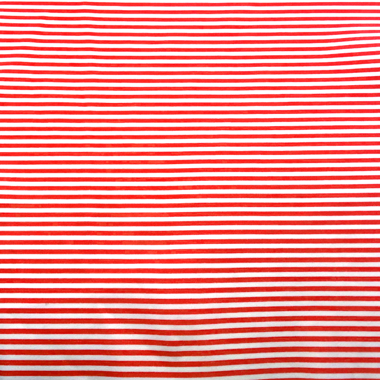 ROOD EN WIT GESTREEPT JERSEY STOF