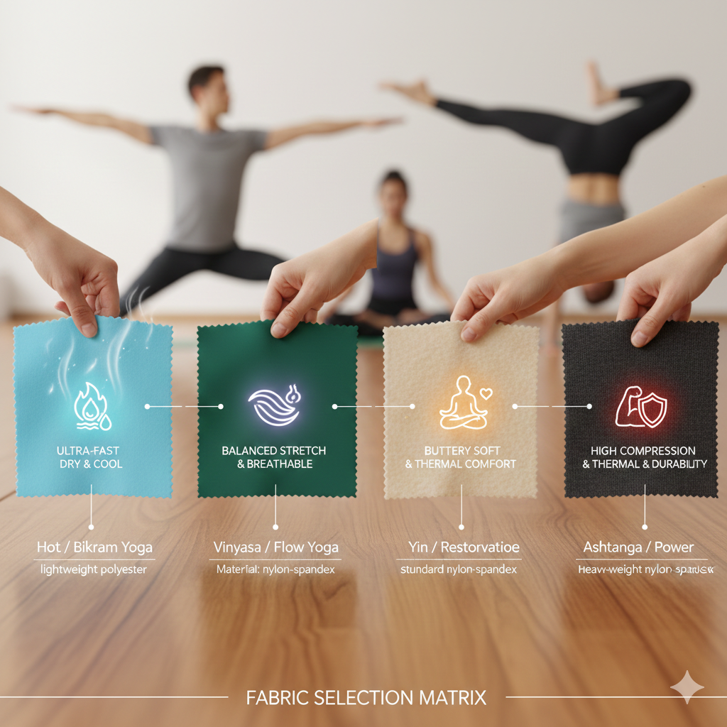 Selecting Fabrics for Different Yoga Styles